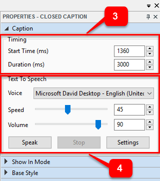 Closed Caption Text To Speech