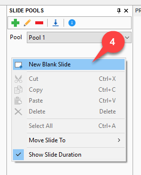 new-blank slide-pool